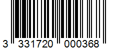 Barcode 3331720000368