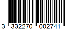 Barcode 3332270002741