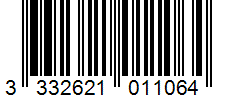 Barcode 3332621011064