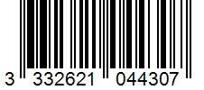 Barcode 3332621044307