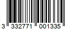 Barcode 3332771001335