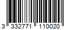 Barcode 3332771110020