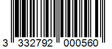 Barcode 3332792000560
