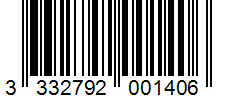 Barcode 3332792001406