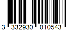 Barcode 3332930010543