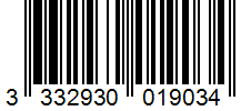 Barcode 3332930019034