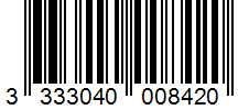Barcode 3333040008420