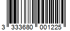 Barcode 3333680001225