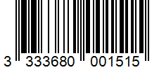 Barcode 3333680001515