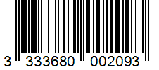 Barcode 3333680002093