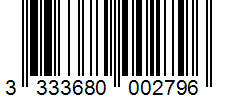 Barcode 3333680002796