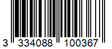 Barcode 3334088100367