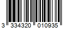 Barcode 3334320010935
