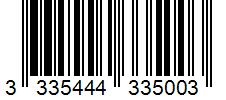 Barcode 3335444335003