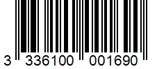Barcode 3336100001690