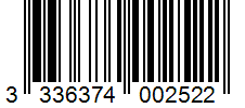 Barcode 3336374002522