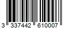 Barcode 3337442610007