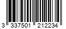 Barcode 3337501212234