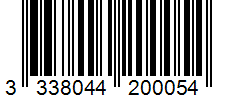 Barcode 3338044200054