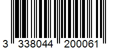 Barcode 3338044200061