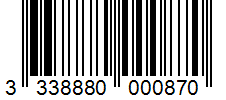 Barcode 3338880000870