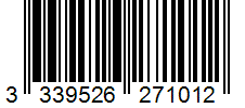 Barcode 3339526271012