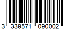 Barcode 3339571090002