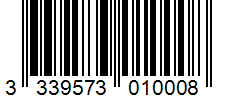 Barcode 3339573010008