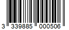 Barcode 3339885000506