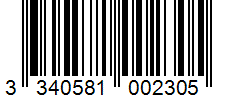 Barcode 3340581002305