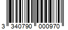 Barcode 3340790000970