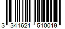 Barcode 3341621510019