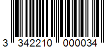 Barcode 3342210000034