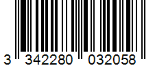 Barcode 3342280032058