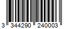 Barcode 3344290240003