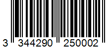Barcode 3344290250002