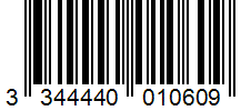 Barcode 3344440010609