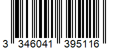 Barcode 3346041395116