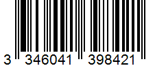 Barcode 3346041398421