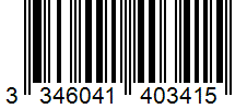 Barcode 3346041403415