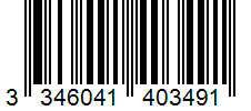 Barcode 3346041403491