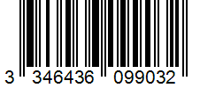 Barcode 3346436099032