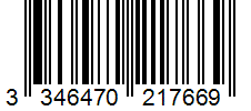 EAN Barcode for 3346470217669