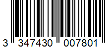 Barcode 3347430007801
