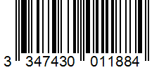Barcode 3347430011884