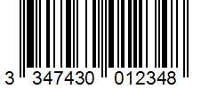 Barcode 3347430012348