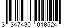 Barcode 3347430018524