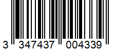 Barcode 3347437004339