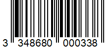 Barcode 3348680000338