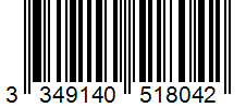 Barcode 3349140518042